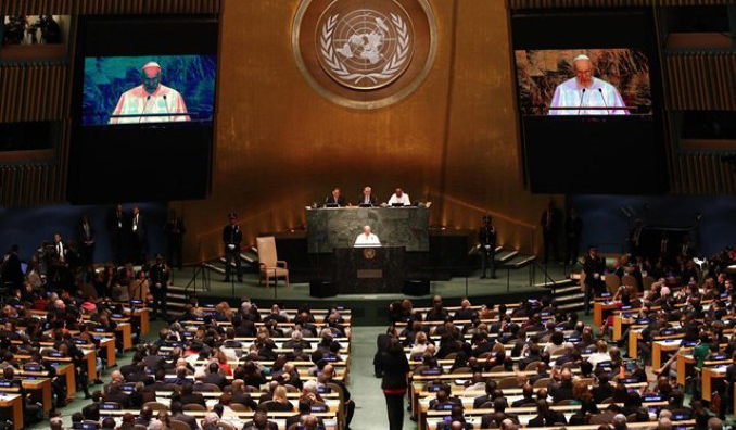 Ferenc pápa üzenete a nukleáris leszerelésről szóló ENSZ-konferenciához - Az atomfegyverek teljes kiküszöbölése követelmény