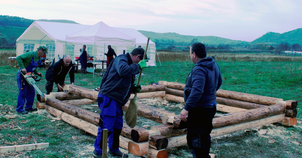 Épül a Várféle Nagygalambfalván