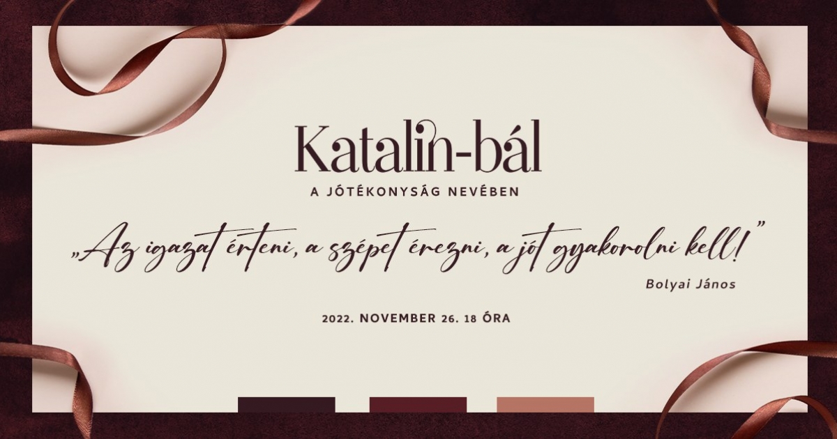 A Hargita Népe ajánlja: IX. Katalin-bál a jótékonyság nevében