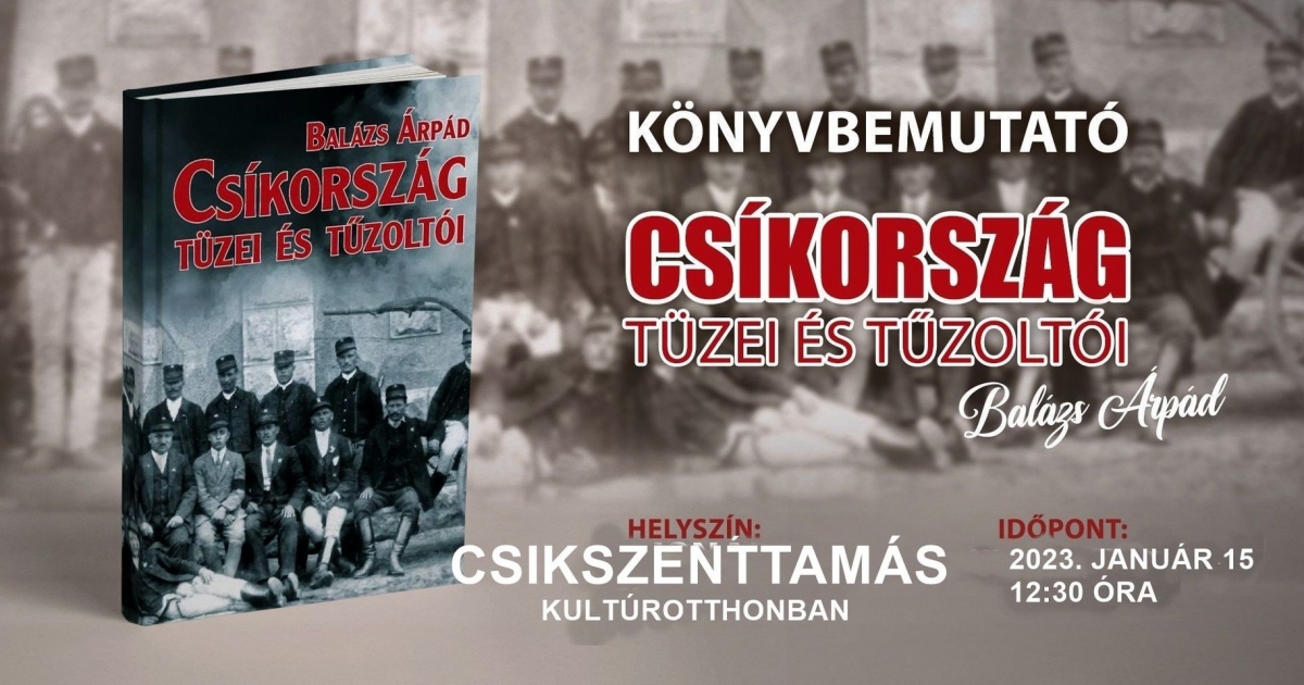 Könyvbemutató Csíkszenttamáson