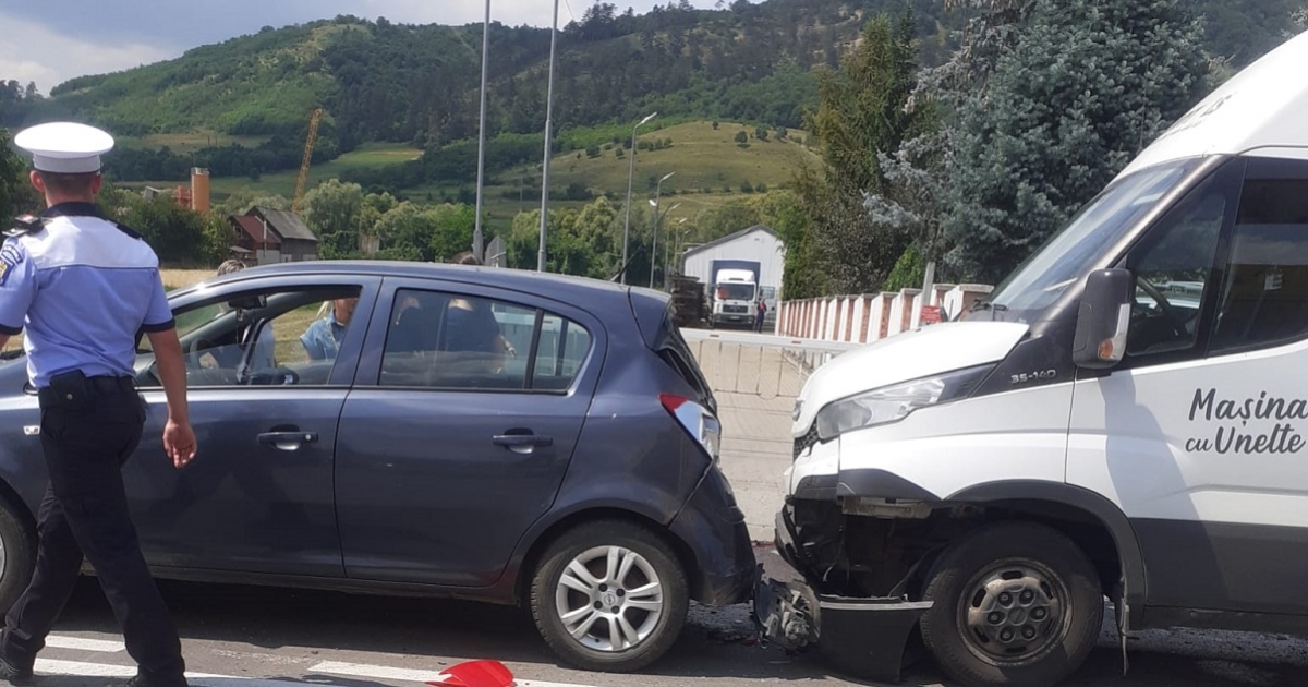 Három autó ütközött Székelyudvarhelyen