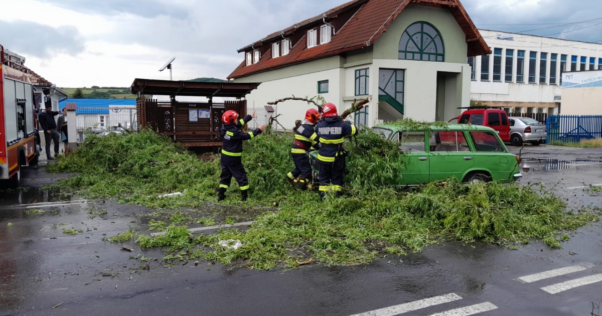 Lecsapott a vihar Hargita megyére