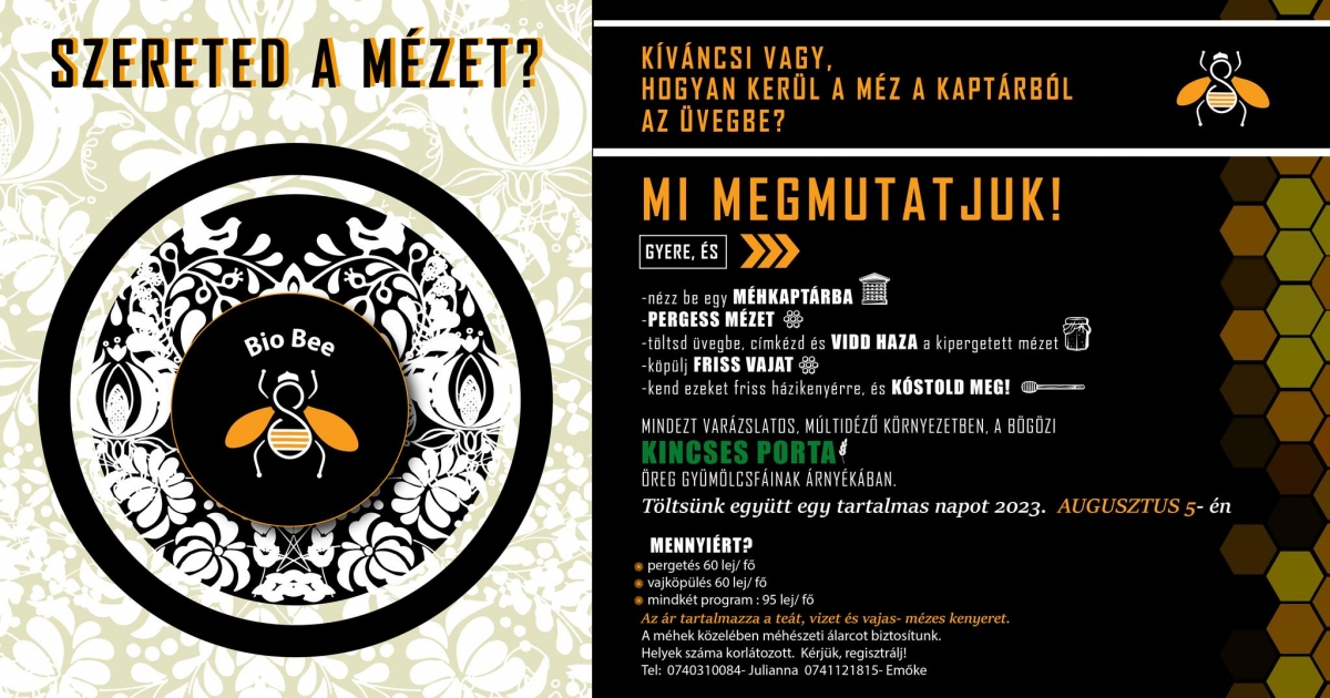 Mézpergetés és vajköpülés