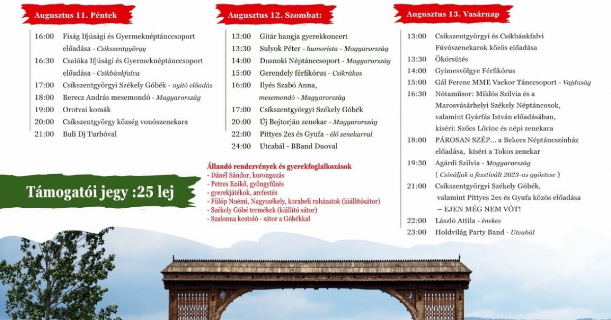 III. Székely Góbé Találkozó