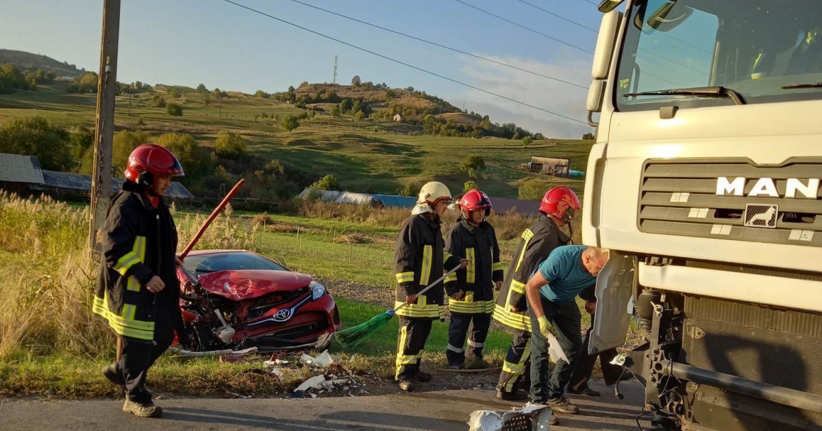 Baleset történt Lövéte és Homoródalmás között