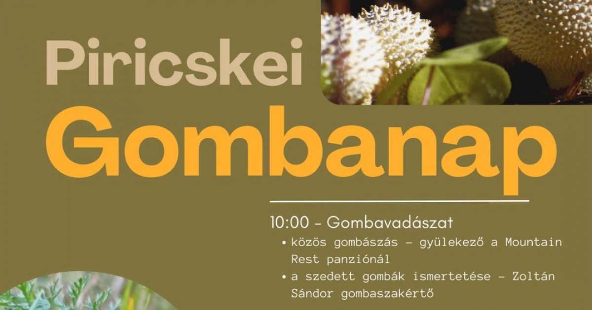 Piricskei gombanap