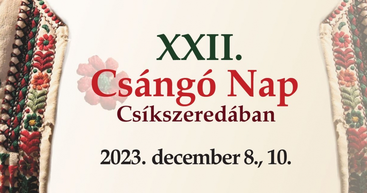 Csángó nap Csíkszeredában