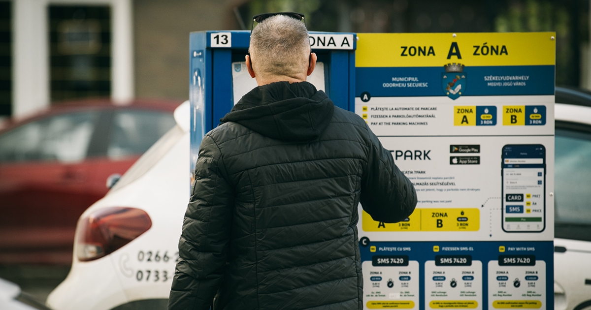 Csíkszereda: mától már bírság járhat, ha nem fizetünk a parkolásért