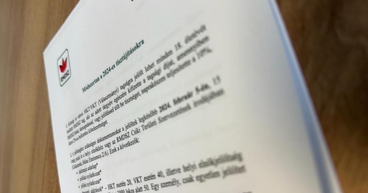 Tisztújításokat tartanak Csík térség helyi RMDSZ-szervezeteiben