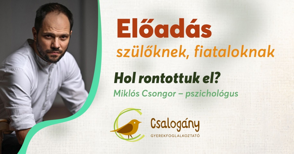 Előadás szülőknek, fiataloknak