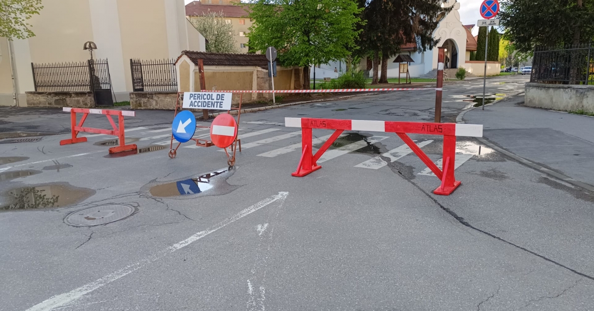Lezárták a Millenniumi templomhoz közeli útszakaszt