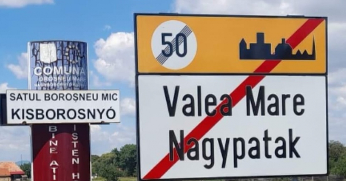 A Brassói Ítélőtábla Nagypatak kétnyelvű helységnévtábláinak eltávolítására kötelezte Kovászna Megye Tanácsát