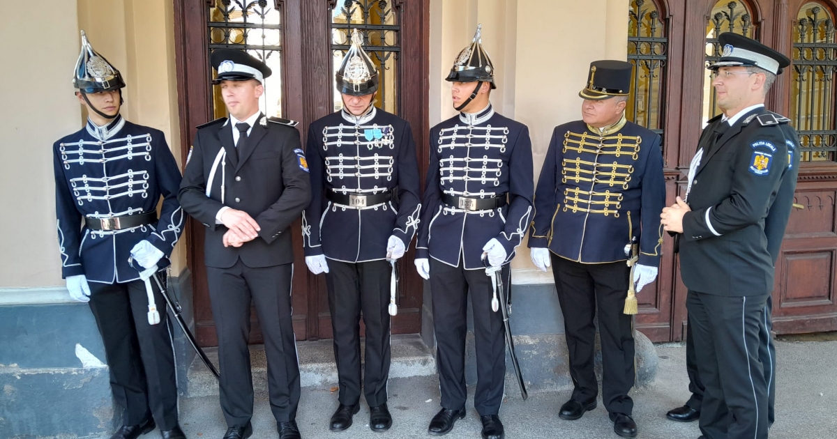 Székelyudvarhelyen járőrözött a budapesti Hagyományőrző Rendőrszázad