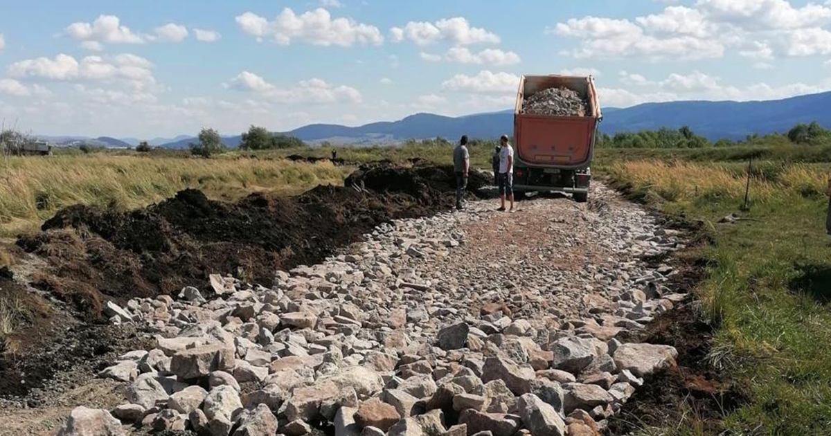 Mezei utat aszfaltoznak