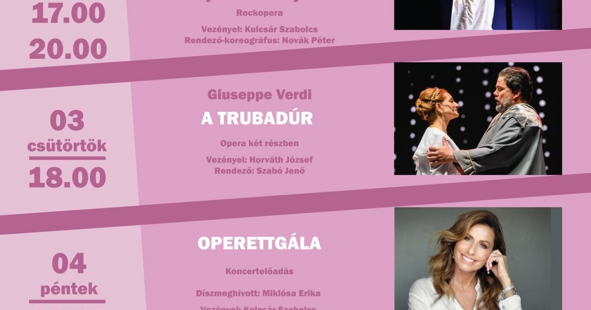 A Kolozsvári Magyar Opera miniévada