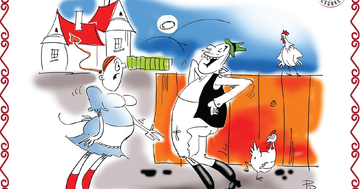 Mikor Pista mélabús, feldobja a Csürkehús.