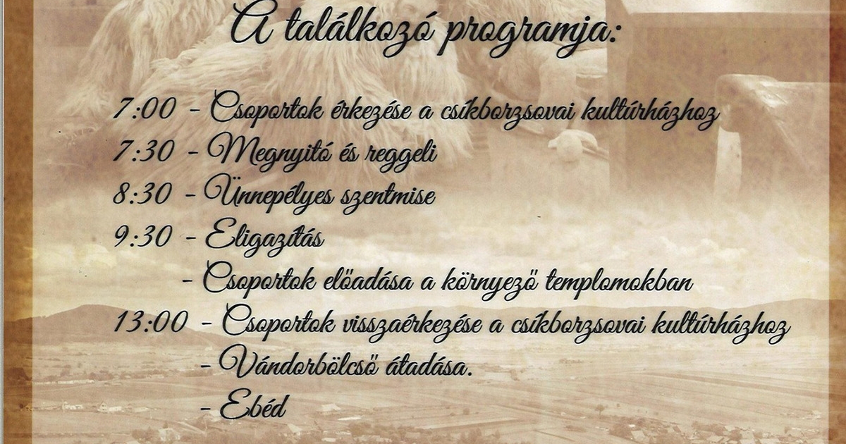 X. Székelyföldi Betlehemes Találkozó