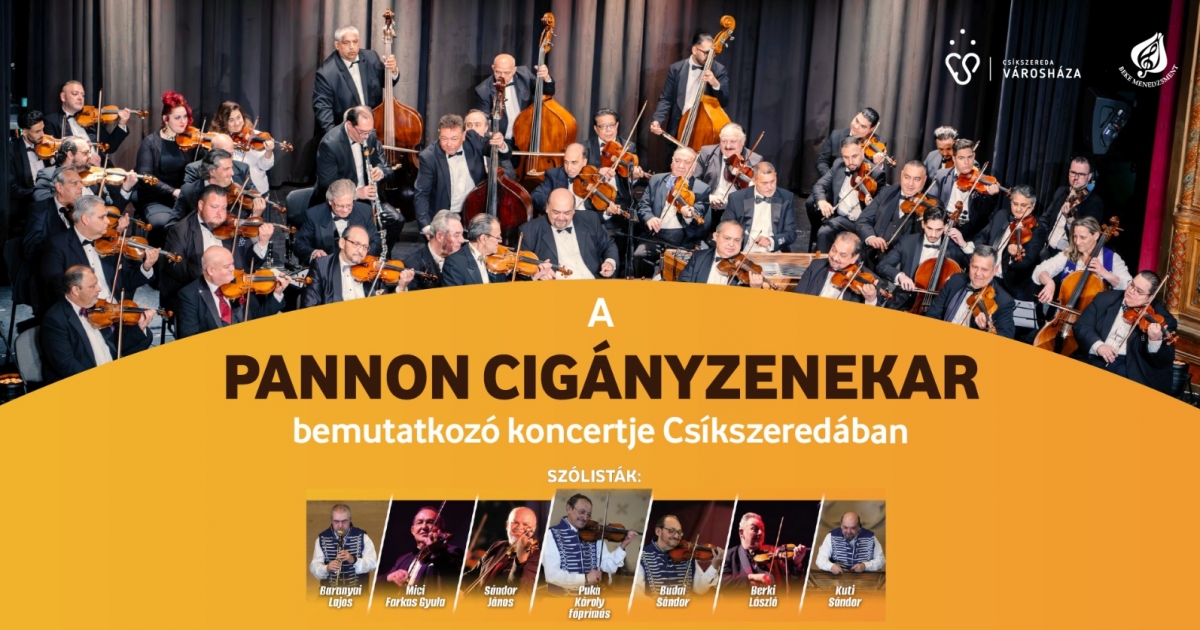 A Pannon Cigányzenekar koncertje