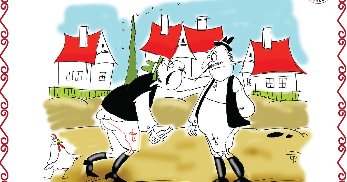 Mikor Pista rajzol, mindig Csürkét majszol.