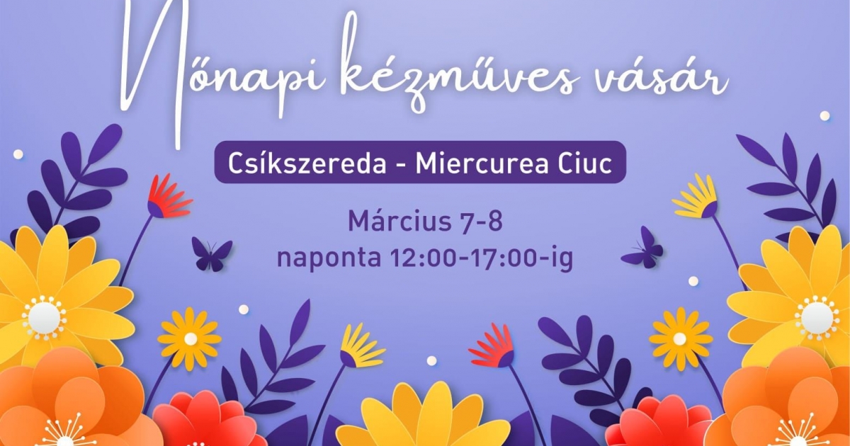 Nőnapi kézművesvásár