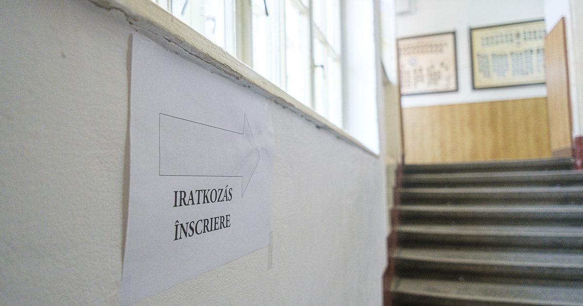 Beiratkozás az iskolába