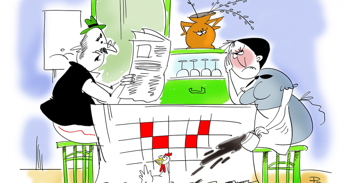 Te csak rajzolj, Parapista, jól áll Csürkén a harisnya!