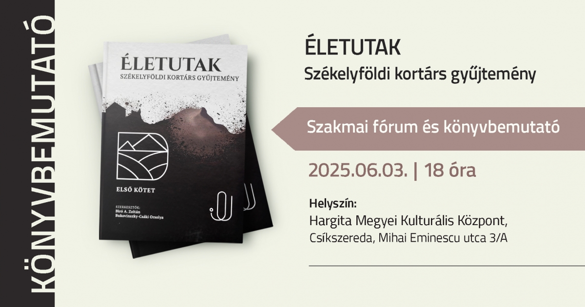 ÉLETUTAK – szakmai fórum és könyvbemutató
