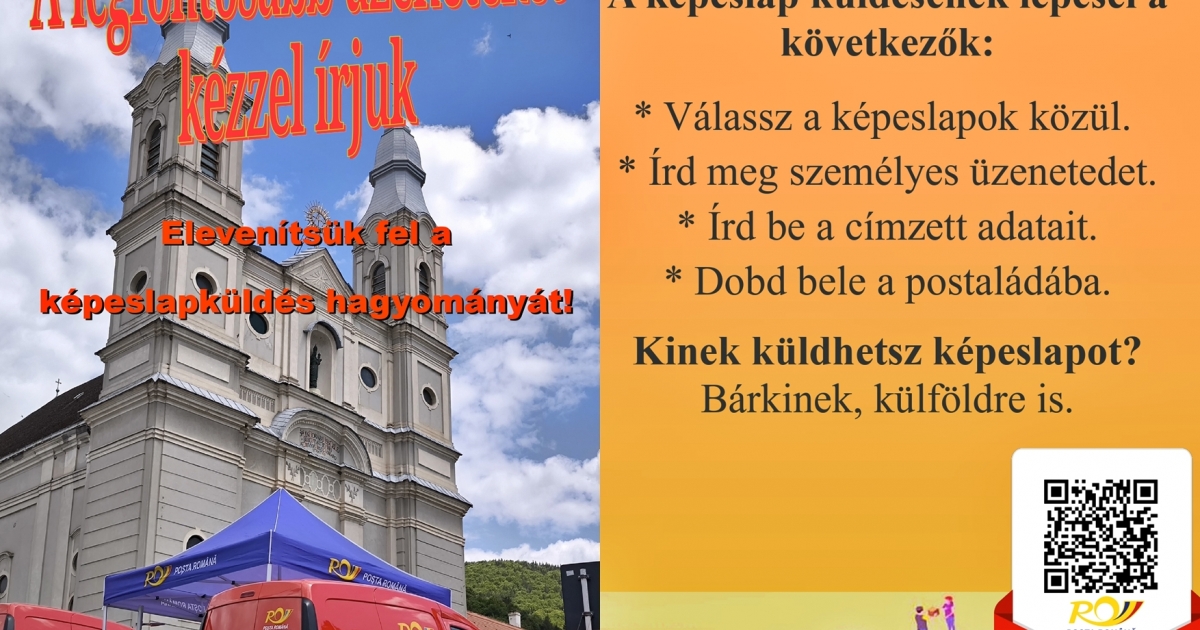 A képeslap hagyományának felelevenítése