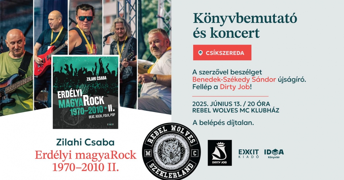 Könyvbemutató és koncert