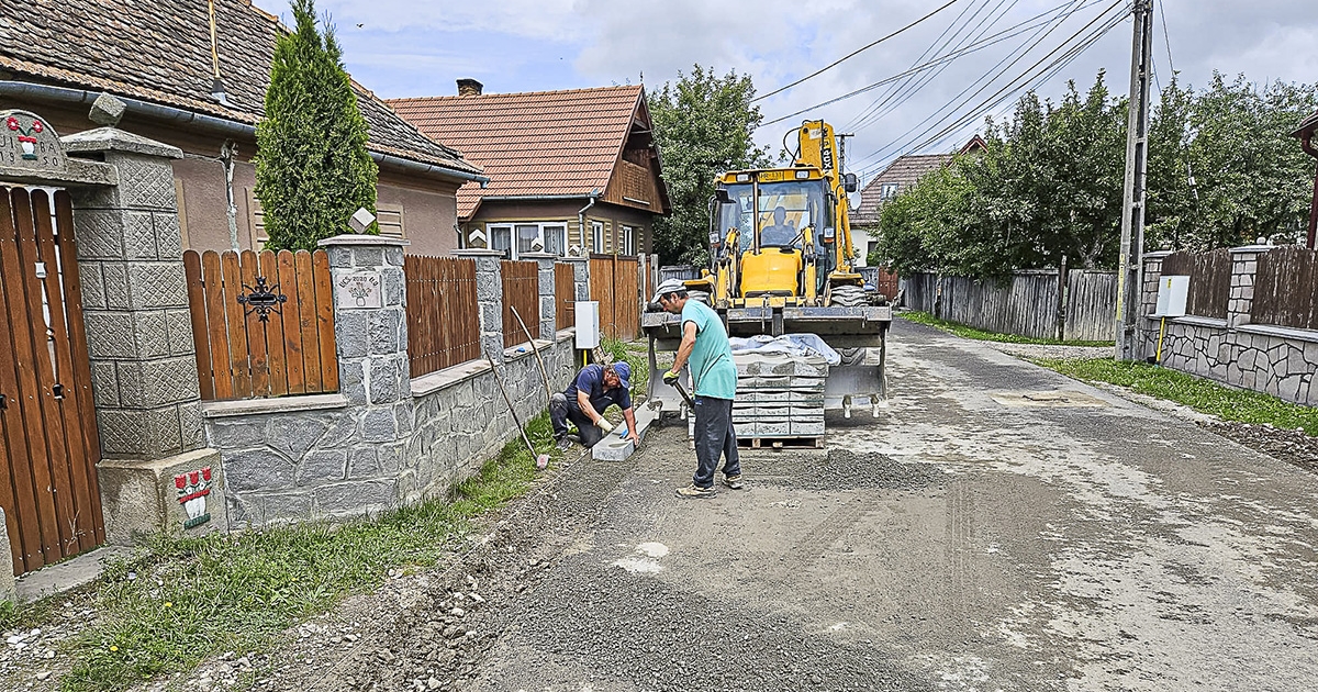 Terepszemle után kezdődik az aszfaltozás Csíkszentimrén