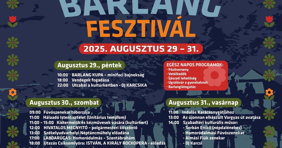 Homoródalmási Barlang Fesztivál