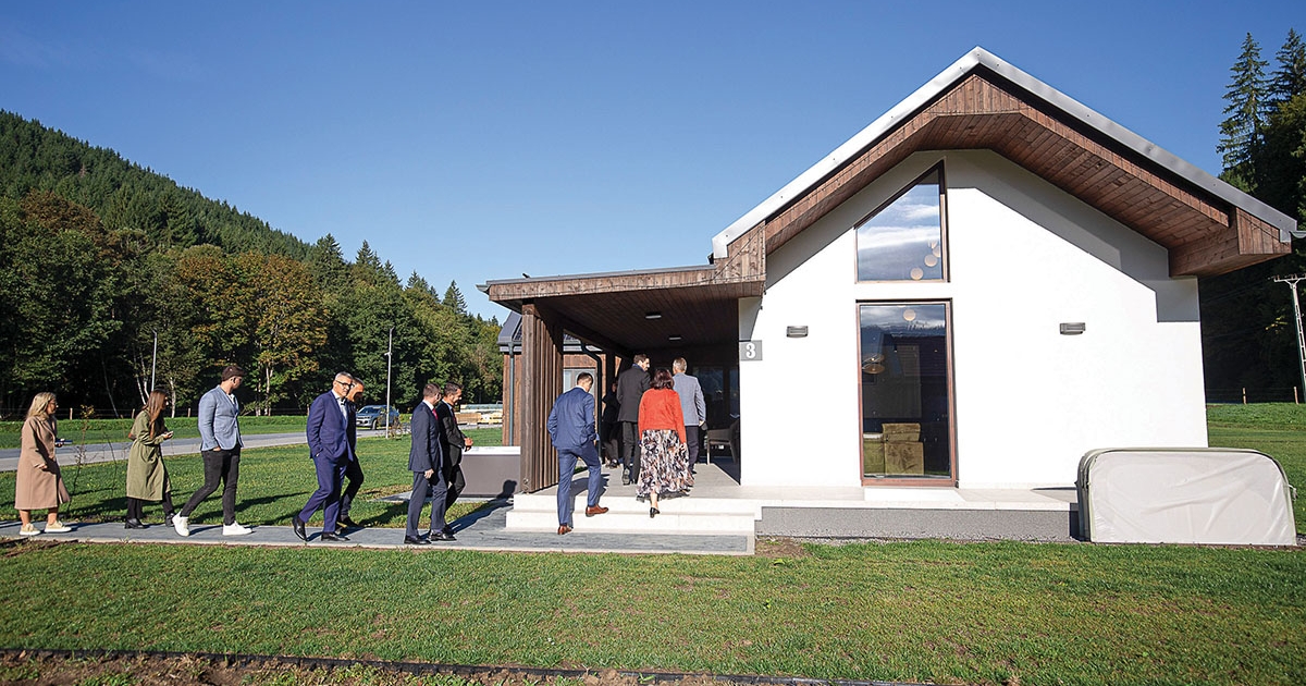 Szálláshelyet avattak Küküllőmezőn