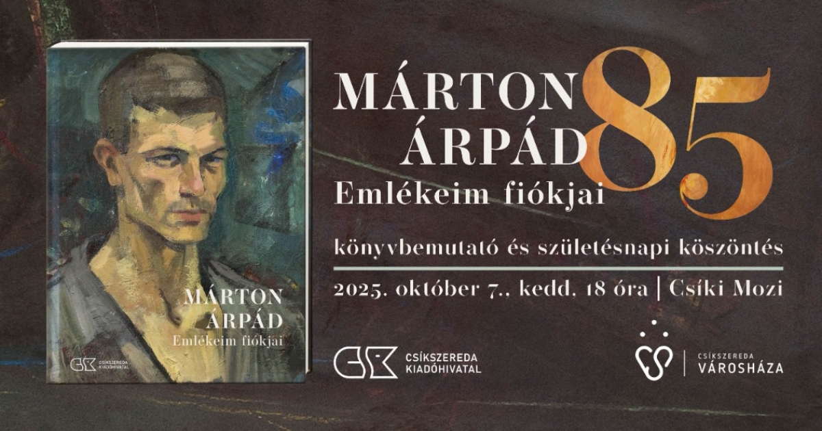 Márton Árpád 85 – Emlékeim fiókjai