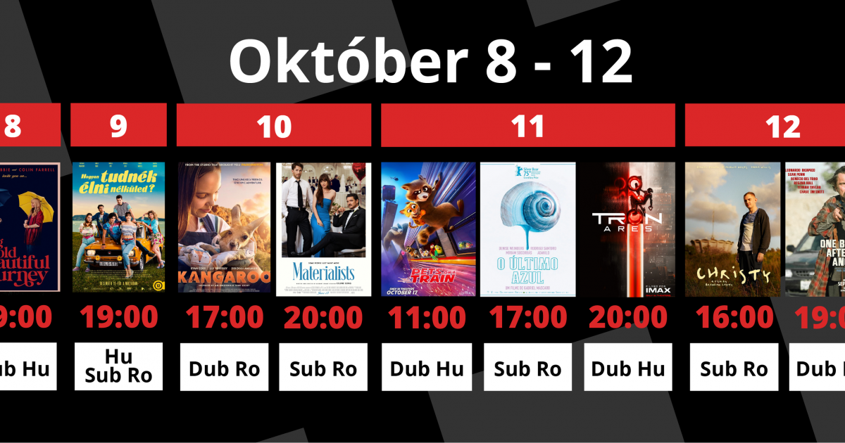 A Csíki Mozi heti műsora