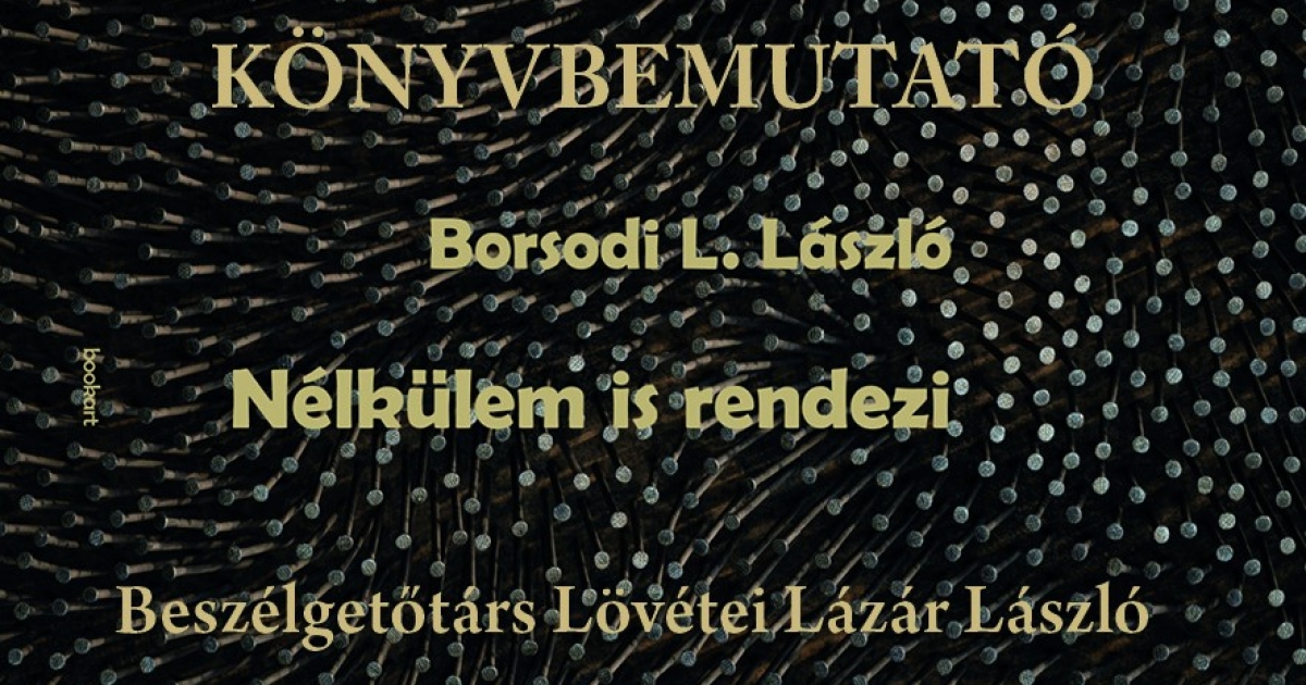 Könyvbemutató: Nélkülem is rendezi