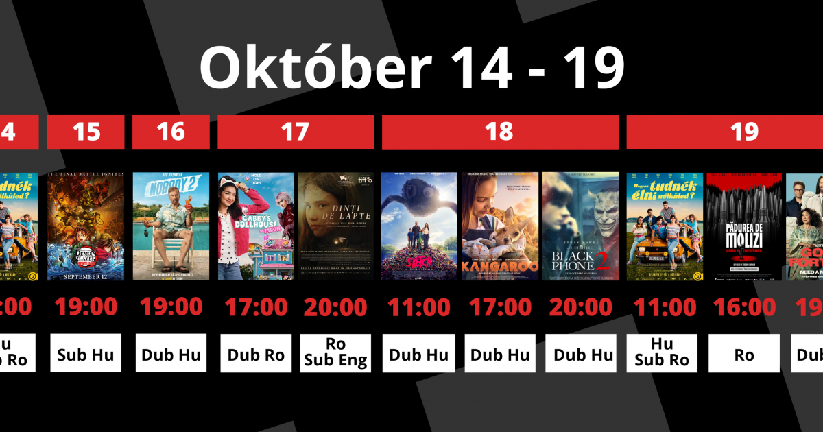 A Csíki Mozi heti műsora