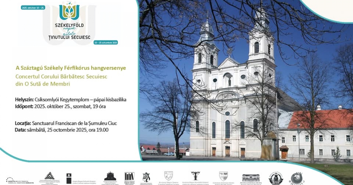 A Száztagú Székely Férfikórus hangversenye