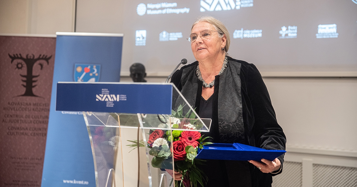 Orbán Balázs-díjjal jutalmazták Györfi Erzsébet munkásságát