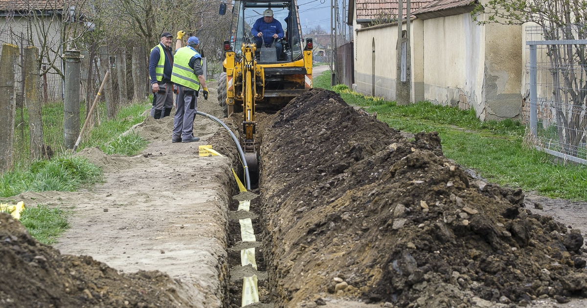 Ezerötszáz fogyasztó vár a gázszolgáltatásra