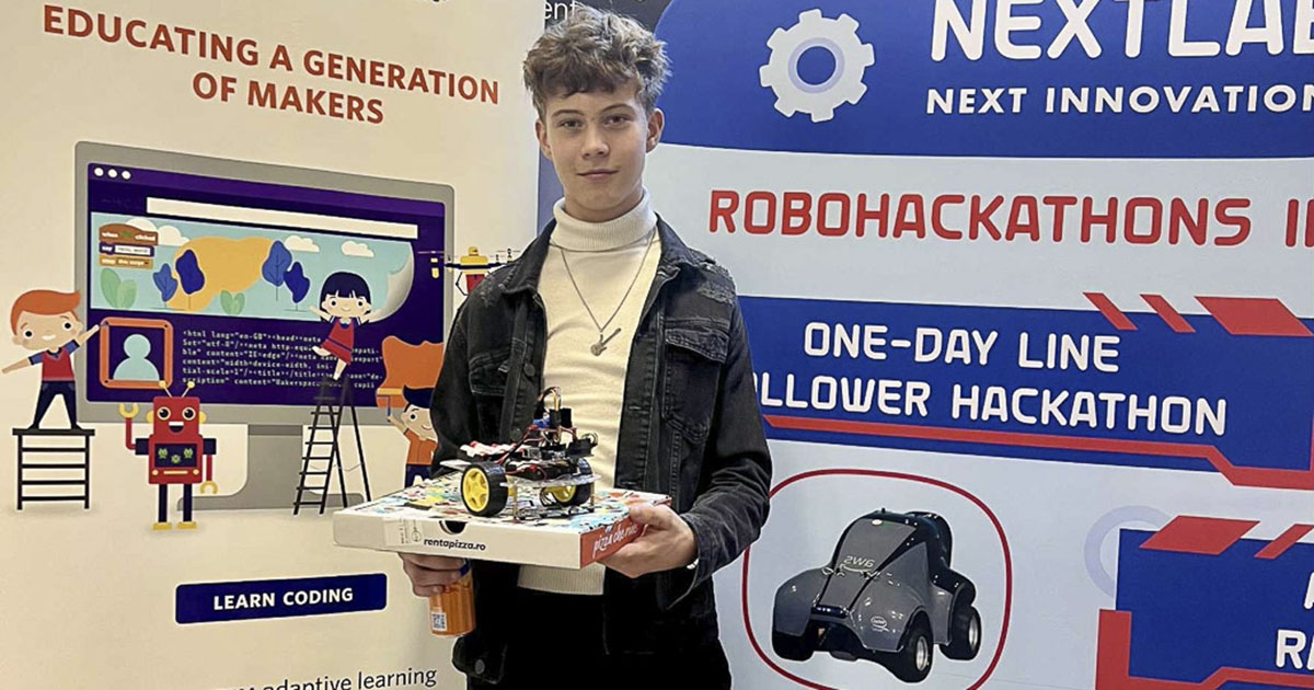 Gyergyói robobajnok nyomkövető kategóriában