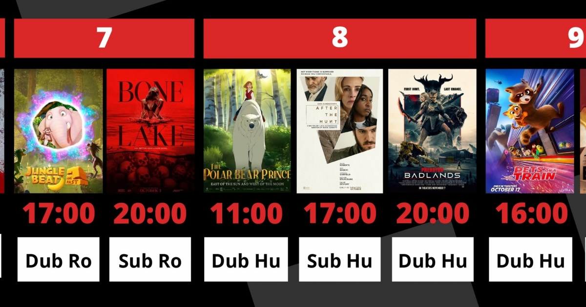 A Csíki Mozi heti műsora