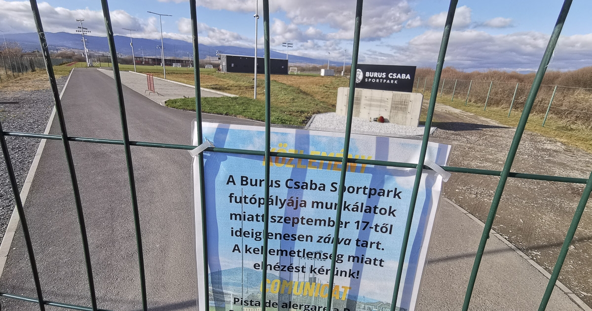 Még várni kell a futópálya megnyitására