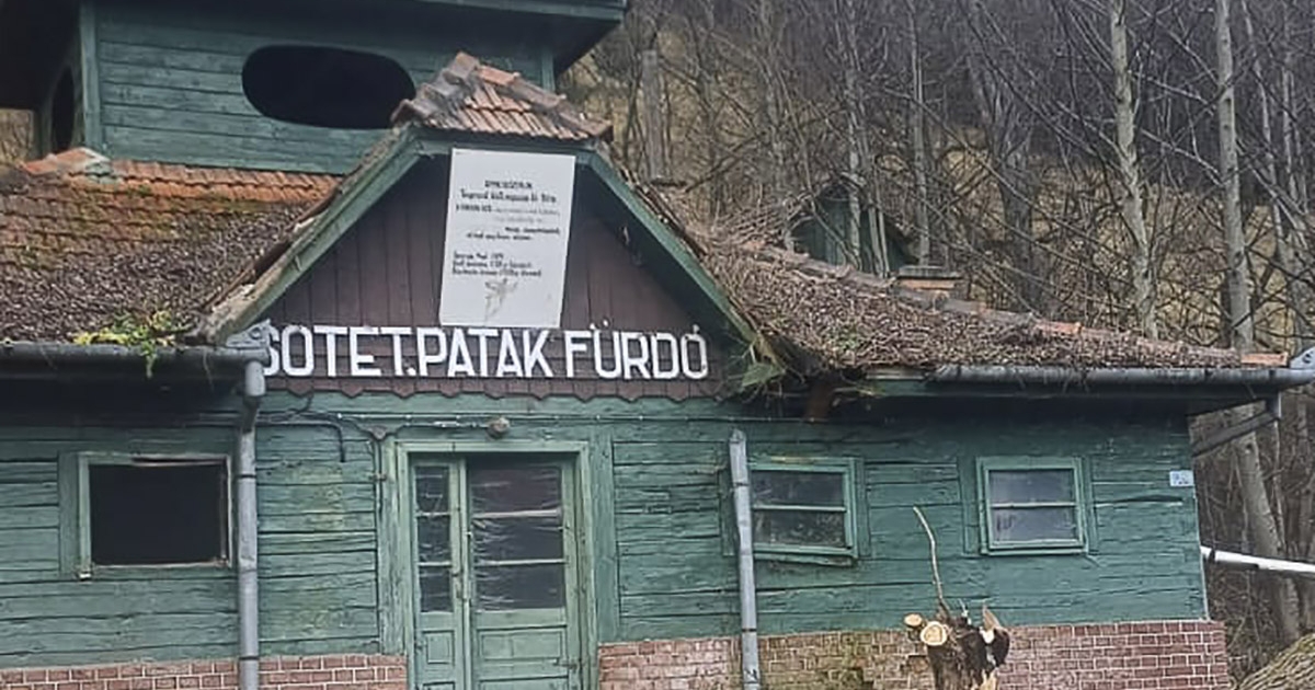 Helyreállítanák a Sötétpataki fürdőt