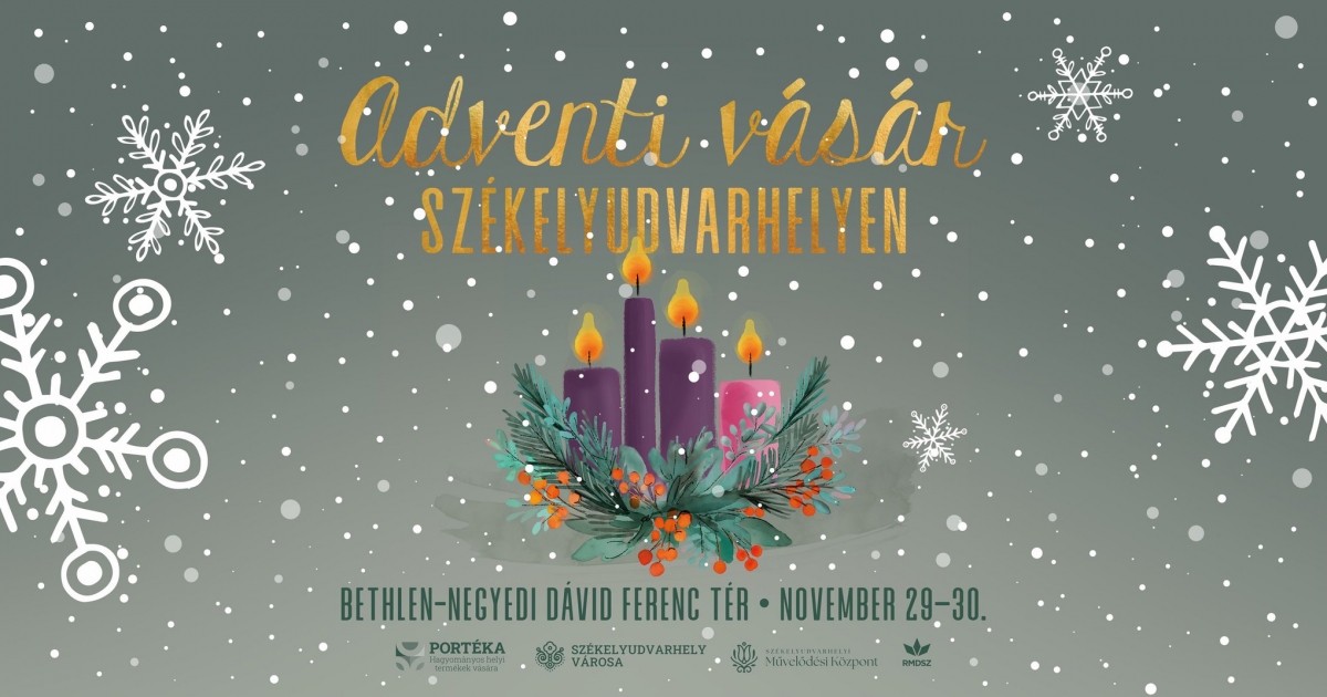Adventi vásár Székelyudvarhelyen
