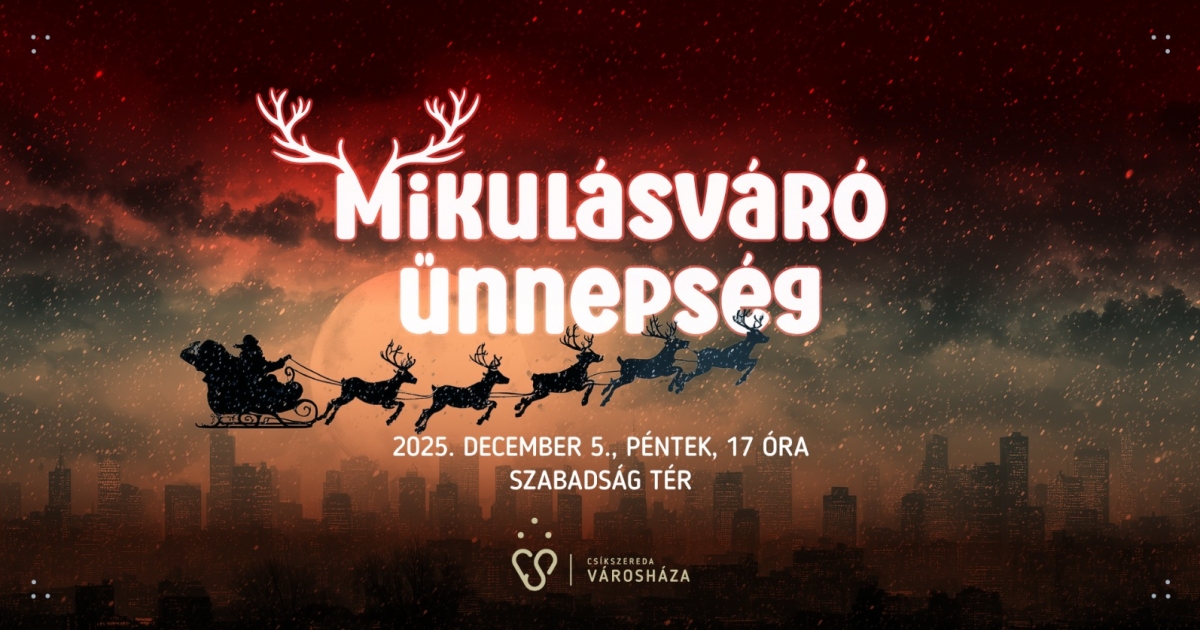 Mikulás-váró ünnepség Csíkszeredában