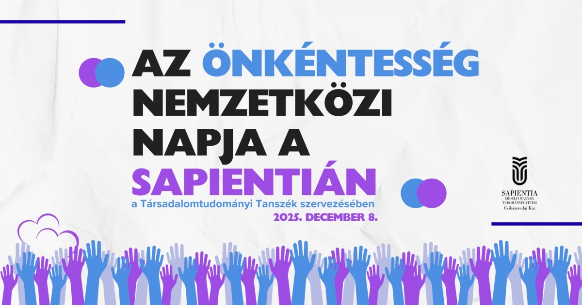 Az önkéntesség napja a Sapientián