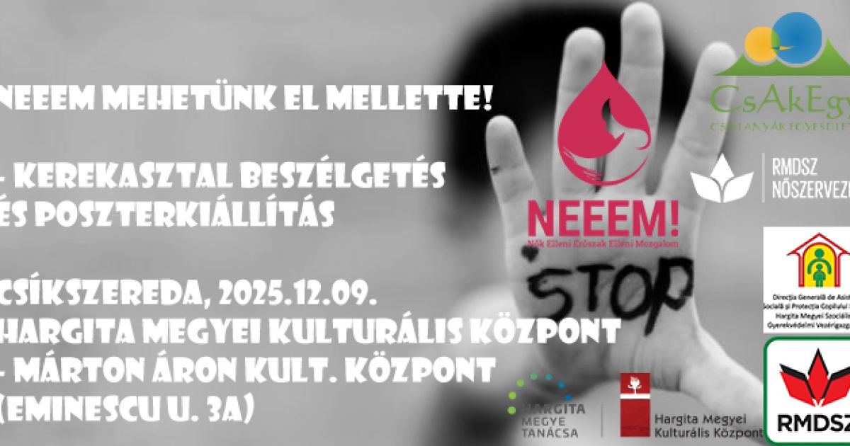 Kerekasztal-beszélgetés és poszterkiállítás