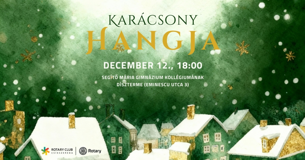 Jótékonysági koncert: Karácsony hangja