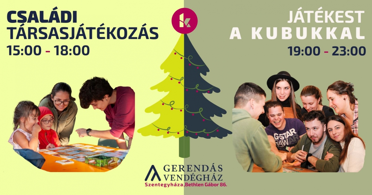 Családi társasjátékozás Szentegyházán