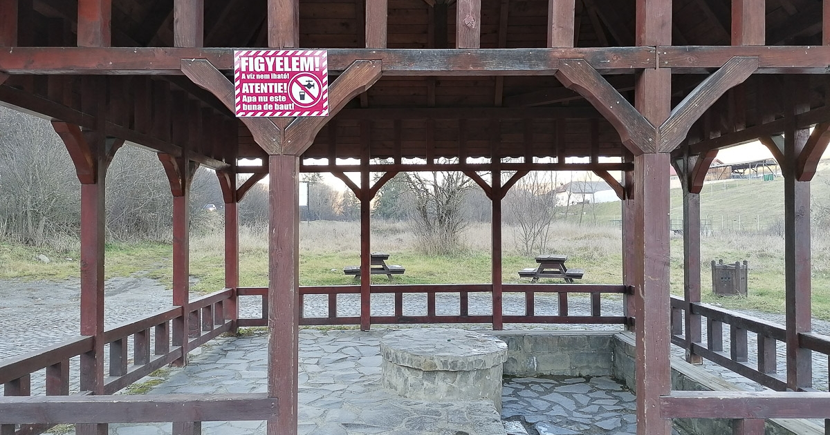 Nem iható a szejkei borvízforrás vize